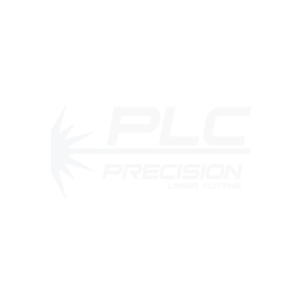 PLC Laser Cutting Logo- White